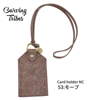 Card holder NC カードホルダーネックレス 全4色カービングトライブス