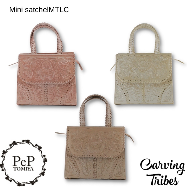 Mini satchelMTLC ミニサッチェル メタリック 全3色バッグカービングトライブスCarving Tribes【カービングシリーズ】