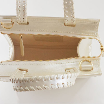 Mini satchelMTLC ミニサッチェル メタリック 全3色バッグカービング