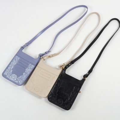 Mobile Shoulder Bag モバイルショルダーバッグバッグ全3色カービングトライブスCarving Tribes【カービングシリーズ】-グレースコンチネンタルならPeP  TOMIYA
