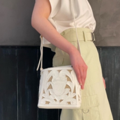 CTWK Square Bag カットワークスクエアバッグ バッグ カービング 