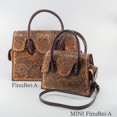 carving tribes フィナレイ　♡ FinuRei-A フィナレイ アリニン染め バッグ カービングトライブ