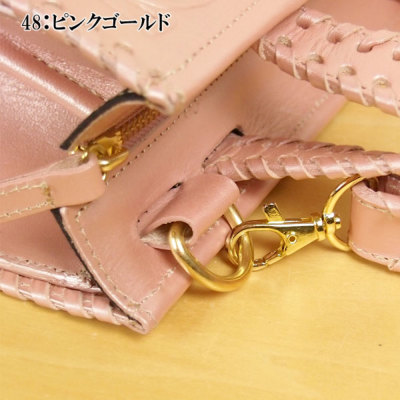 美品　Carving Tribes カービングトライブス　ピンクゴールド SatchelサッチェルバッグカービングトライブスCarving Tribes