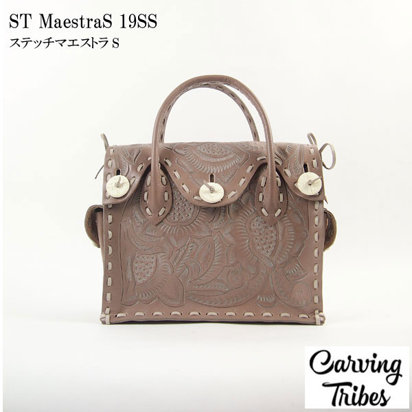 ST MaestraS 19SS ステッチマエストラS バッグ カービングトライブスCarving Tribes 【カービングシリーズ】-グレースコンチネンタルならPeP  TOMIYA